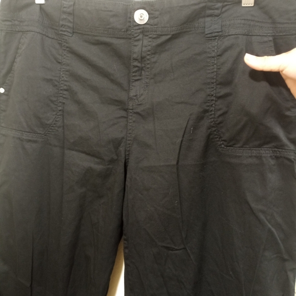 Style & Co. Black Trousers with Embroidered Detail - Picture 2 of 7